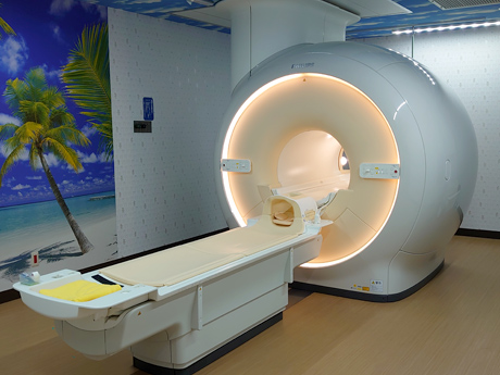 MRI検査装置：1台　Philips社製　1.5T（1.5テスラ）